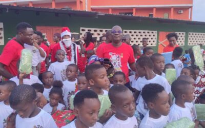 ARBRE DE NOËL AUX ORPHELINS DE GBINTA, YOPOUGON